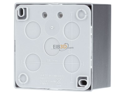 Back view Jung ES 2581 A-L Surface mounted housing 1-gang 
