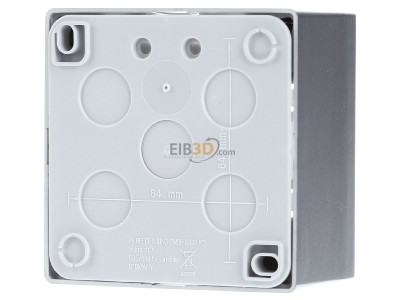 Ansicht hinten Jung ES 2581 A-L AP-Kappe 1-fach eds lack angeformter Rahmen 