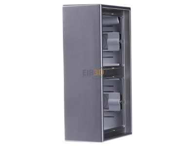 Ansicht links Jung ES 2582 A-L AP-Kappe 2-fach eds lack angeformter Rahmen 