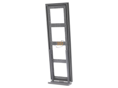 Back view Jung ESD 2984-L Frame 4-gang stainless steel 

