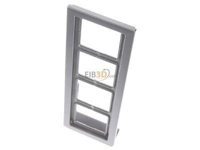 View up front Jung ESD 2984-L Frame 4-gang stainless steel 
