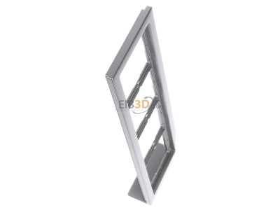 View top left Jung ESD 2984-L Frame 4-gang stainless steel 
