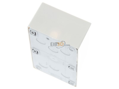 Ansicht oben hinten Jung LS 582 A W AP-Kappe 2-fach ws angeformter Rahmen 