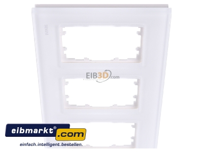 View up front Siemens Indus.Sector 5TG1203-1 Frame 3-gang white
