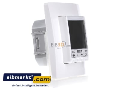 View on the left Eberle Controls FIT 3 R / weiß Clock thermostat digital white 
