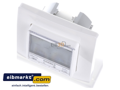 Ansicht oben vorne Eberle Controls FIT 3 R / wei UP-Uhrenthermostat 