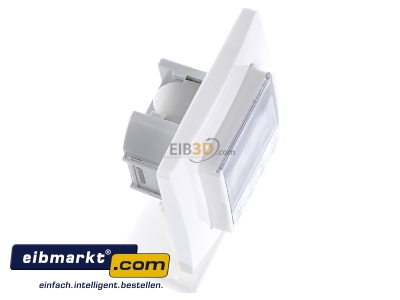 Ansicht oben links Eberle Controls FIT 3 R / wei UP-Uhrenthermostat 