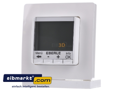 Front view Eberle Controls FIT 3 F / weiß Clock thermostat digital white
