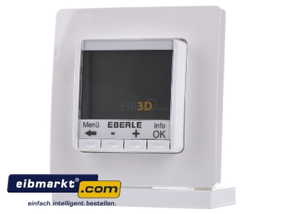 Front view Eberle Controls FIT 3 F / wei Clock thermostat digital white
