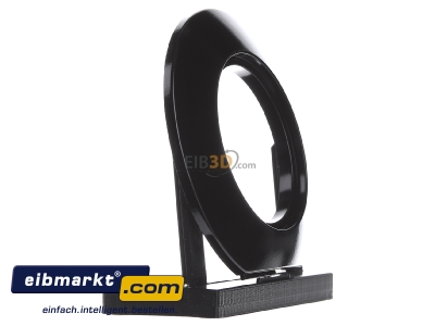 Ansicht links Berker 138141 Kombirahmen sw/gl Endrahmen 