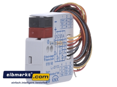 View on the left Busch-Jaeger 6119/40 Binary input for bus system 4-ch
