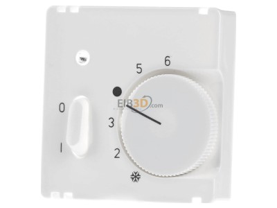 Front view Alre-it JZ-002.000 Cover plate white 
