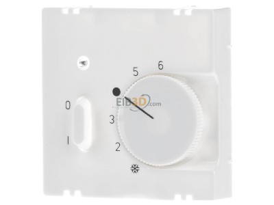 Front view Alre-it JZ-002.100 Cover plate white 
