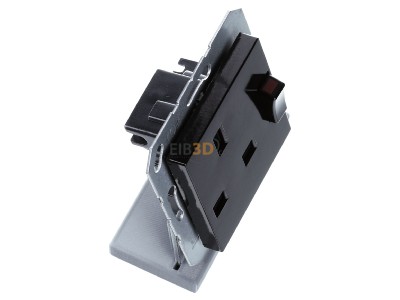 Ansicht oben links Jung A 3171 SW Abschaltbare Steckdose sw 13A 250V 2-pol.u.E 