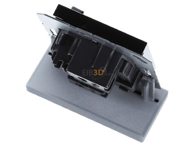 Ansicht oben hinten Jung A 3171 SW Abschaltbare Steckdose sw 13A 250V 2-pol.u.E 