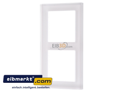 Frontansicht Jung AC 582 GL WW Glasrahmen 2-fach aws waage/senkrecht 
