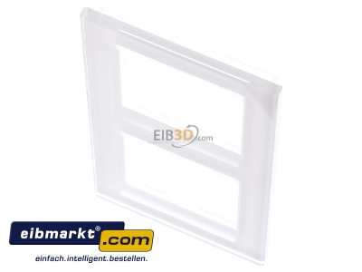 Ansicht oben vorne Jung AC 582 GL WW Glasrahmen 2-fach aws waage/senkrecht 