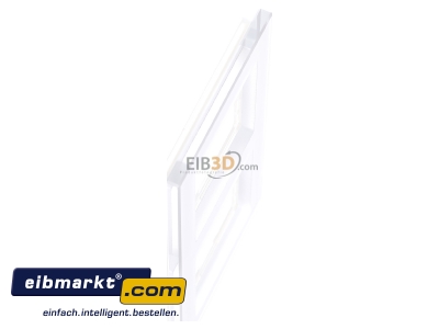 Ansicht oben links Jung AC 582 GL WW Glasrahmen 2-fach aws waage/senkrecht 