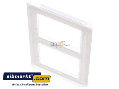 Ansicht oben hinten Jung AC 582 GL WW Glasrahmen 2-fach aws waage/senkrecht 