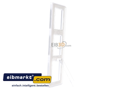 Ansicht rechts Jung AC 583 GL WW Glasrahmen 3-fach aws waage/senkrecht 