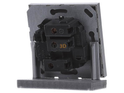 Ansicht hinten Jung AL 3171 Abschaltbare Steckdose alu 13A 250V 2-pol.u.E 