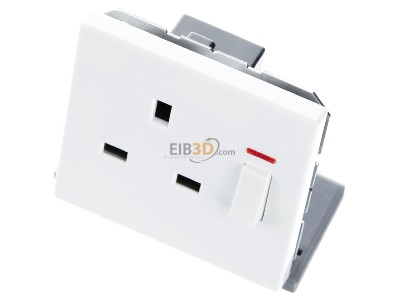 View up front Jung LS 3171 KO WW Socket outlet (receptacle) 
