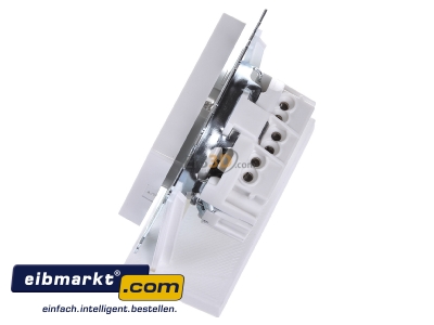 View top right Merten MEG2300-0319 Socket outlet protective contact white
