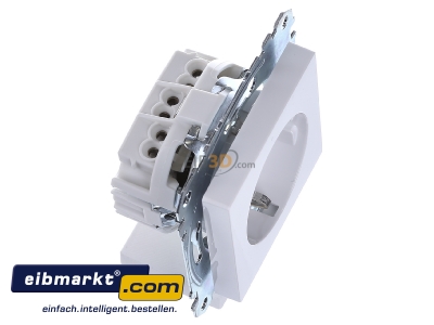 View top left Merten MEG2300-0325 Socket outlet protective contact white
