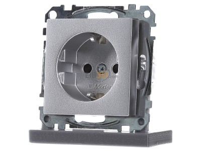 Front view Merten MEG2300-0460 Socket outlet (receptacle) 
