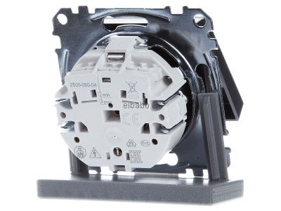 Ansicht hinten Merten MEG2310-0414 SCHUKO-Steckdose anth Klappdeckel 