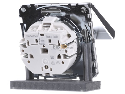 Back view Merten MEG2312-7260 Socket outlet (receptacle) 
