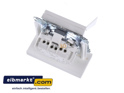 Ansicht oben hinten Merten MEG2314-0319 SCHUKO-Steckdose pws Klappdeckel IP44 