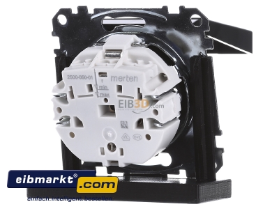 Ansicht hinten Merten MEG2314-0414 SCHUKO-Steckdose anth Klappdeckel IP44 