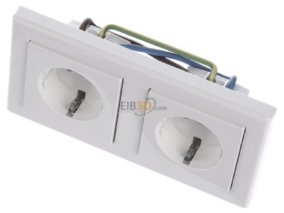 View up front Merten MEG2328-1419 Socket outlet (receptacle) 
