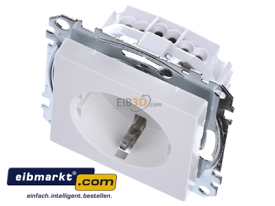 Ansicht oben vorne Merten MEG2401-0419 SCHUKO-Steckdose pws Schraub-Liftklemme 
