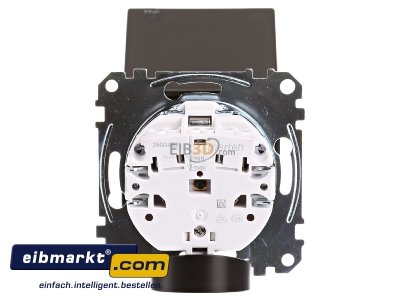Ansicht hinten Merten MEG2414-0414 SCHUKO-Steckdose anth m.Klappdeckel IP44 