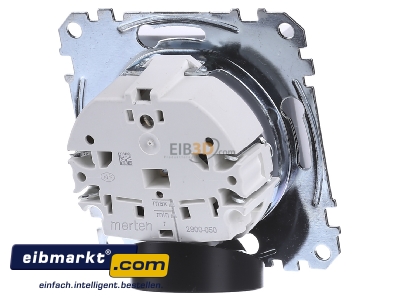 Ansicht hinten Merten MEG2500-0325 Steckdose aws/gl Schutzk.stift BRS 