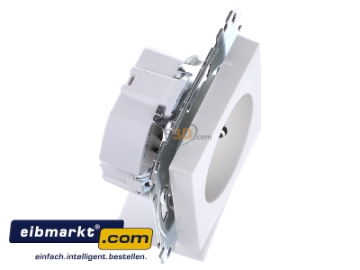 Ansicht oben links Merten MEG2500-0419 Steckdose pws Schutzk.stift BRS 