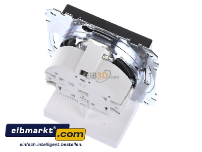 Ansicht oben hinten Merten MEG2600-0414 Steckdose anth Schuko.stift BRS 
