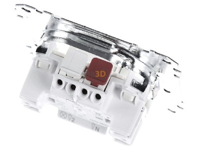 Ansicht oben hinten Merten MEG3106-0000 Wechsel-Kontrollschalter 1-pol.10AX 250V AC 