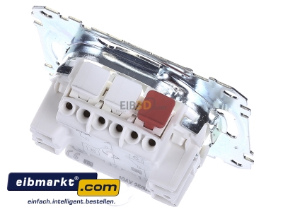 Ansicht oben hinten Merten MEG3126-0000 Doppelwechselschalter-Eins 1-pol.10AX 250V AC 
