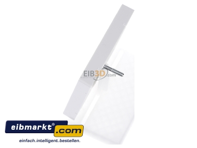 Ansicht oben rechts Merten MEG4122-0319 Zentralplatte pws/gl f�r Antennendose 