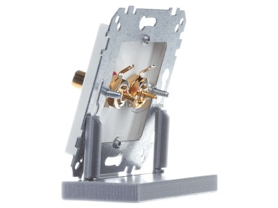 Ansicht rechts Merten MEG4350-0319 Steckdose pws/gl f�r Audio Anschluss 