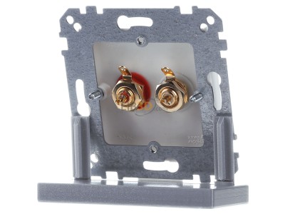 Ansicht hinten Merten MEG4350-0319 Steckdose pws/gl f�r Audio Anschluss 