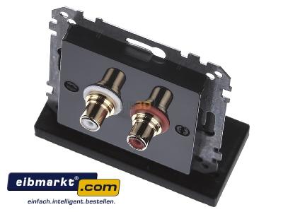 Ansicht oben vorne Merten MEG4350-0414 Steckdose anth fr Audio Anschluss 