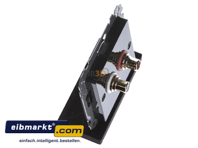 Ansicht oben links Merten MEG4350-0414 Steckdose anth fr Audio Anschluss 
