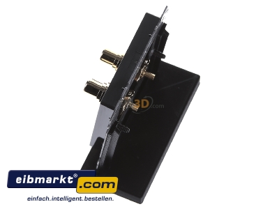 Ansicht oben rechts Merten MEG4350-0414 Steckdose anth fr Audio Anschluss 