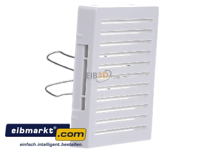 Ansicht links Merten MEG4450-0419 Zentralplatte pws f�r Signalgeber 