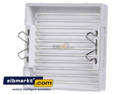 Ansicht hinten Merten MEG4450-0419 Zentralplatte pws f�r Signalgeber 