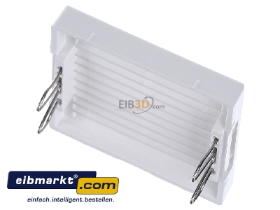 Ansicht oben hinten Merten MEG4450-0419 Zentralplatte pws f�r Signalgeber 